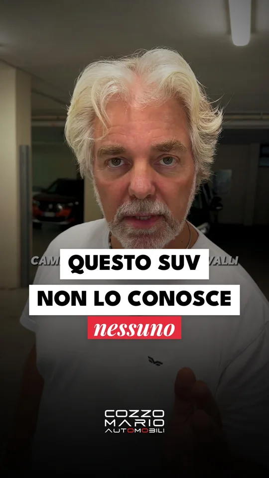 Copertina del reel «Questo SUV non lo conosce quasi nessuno. Ma appena ci sali, non te lo dimentichi.» prodotta da Too Vibes per Cozzo Mario Automobili