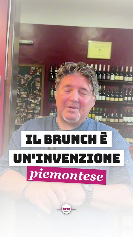 Copertina del reel «Piemontesi, il brunch lo abbiamo inventato noi un paio di secoli fa» prodotta da Too Vibes per Enoteca Ostu